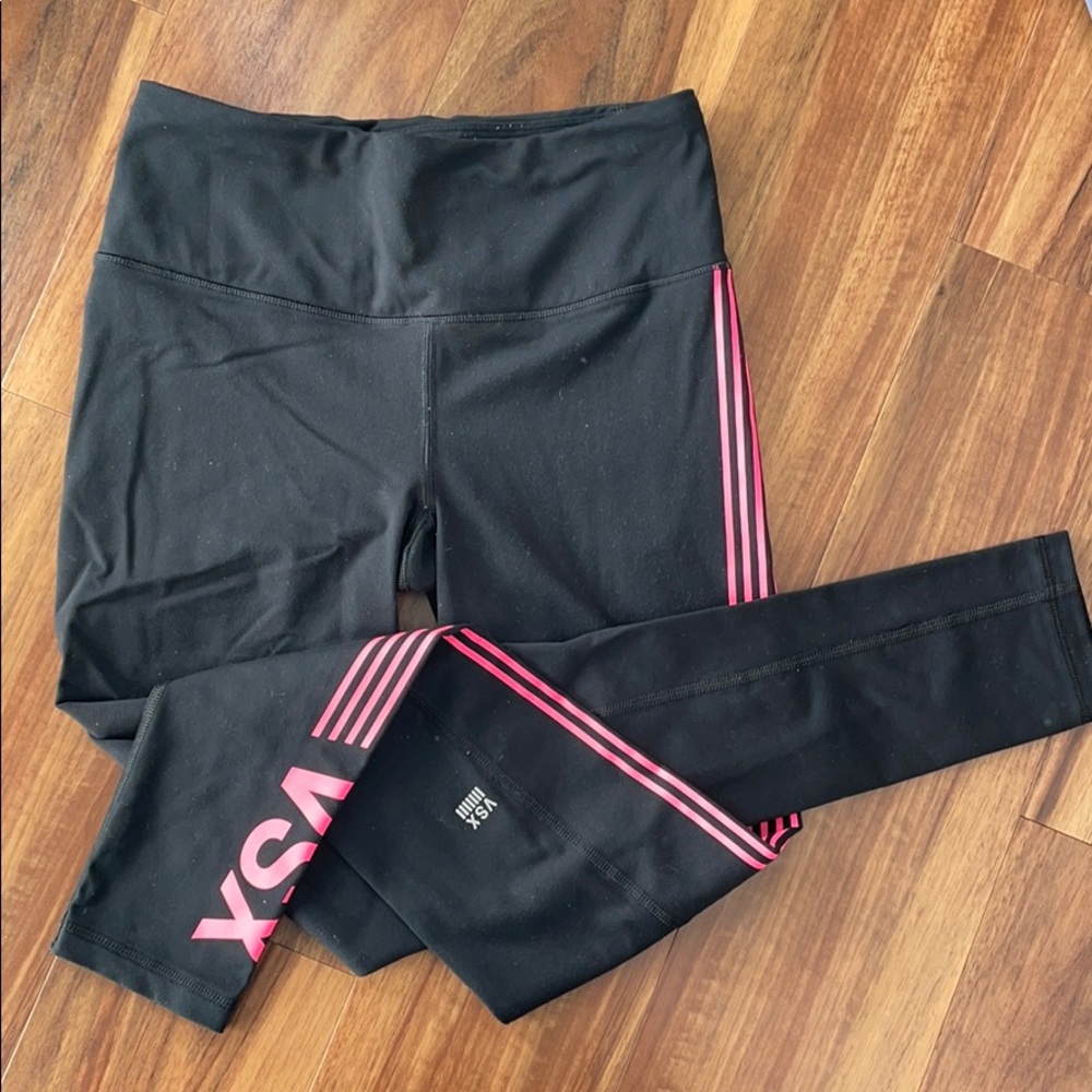 VSSPORT drawstring high waisted leggings